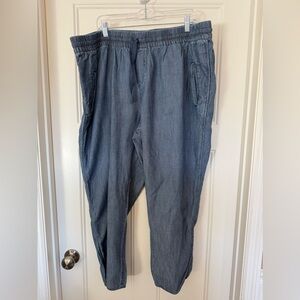 Women’s Nordstrom Caslon Casual Blue Jogger Pants, 3X